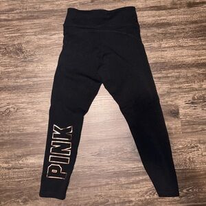 VS PINK Black Leggings